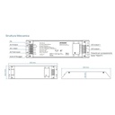 Alimentatore Dimmerabile CV 24V 150W Con Pulsante N.O. e Telecomando RF 2.4G Per Striscia Led 24V PH-150-24