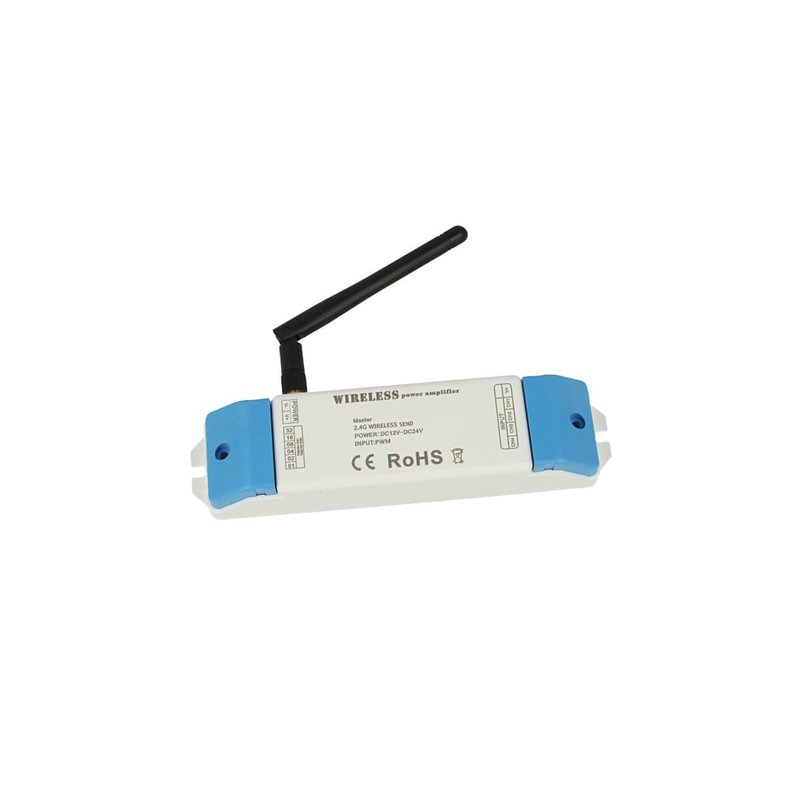 Amplificatore Wireless 2.4G Master Segnale PWM 4 Canali RGBW 12V 24V AP240