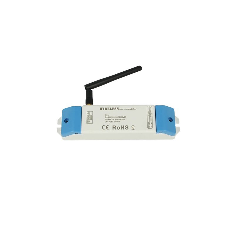 Amplificatore Wireless 2.4G Slave Segnale PWM 4 Canali RGBW 12V 24V AP244 5AX4