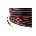 Cavo Piattina Rosso Nero 2X0,75mmq Per Filo Elettrico Altoparlanti Stereo Audio Casse 1 Metro