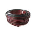 Cavo Piattina Rosso Nero 2X0,75mmq Per Filo Elettrico Altoparlanti Stereo Audio Casse 1 Metro