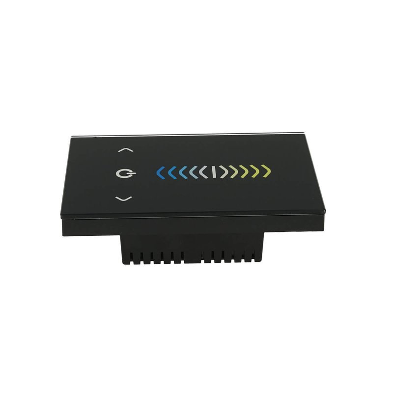 Centralina CCT Led Controller Touch 12V 24V 4AX2 Pannello Da Incasso Muro Standard Italiano Scatola 503 TM07U