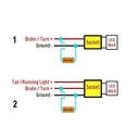 2 Pezzi Resistenza Filtro Per Lampada LED BA15S BAY15D 25W 10 Ohm No Spia Errore Per Luci Diurne Frecce Stop