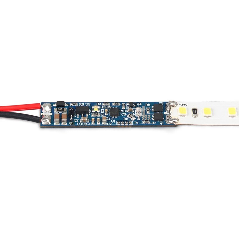 Interruttore Sensore Prossimità Con Dimmer e Memoria 12V 24V 6A Per Strip Led Profilo Alluminio