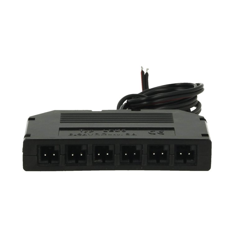 Box Hub Splitter Ciabatte Duplicatore Sdoppiatore 6 Uscite Femmine Per Mobili Max 3A Compatibile Con CL2023