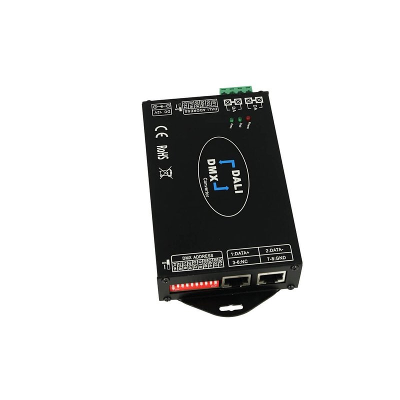 Convertitore Segnale Trasforma Da DMX a DALI e Da DALI a DMX 12V 24V 36V 48V