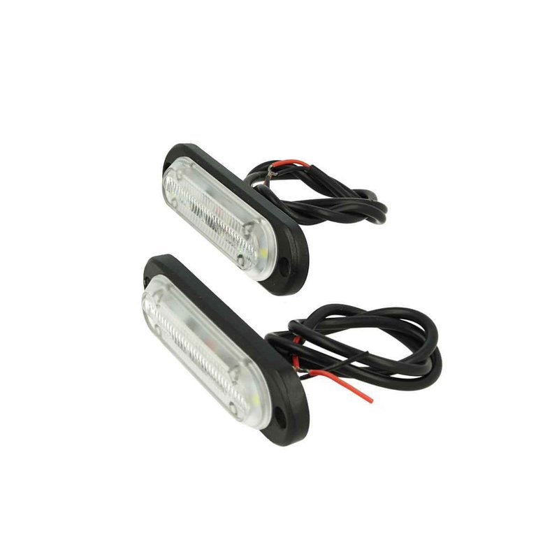 Luci Diurne Led DRLs Driving Light 12V 24V 6X1W IP68 Universale Per Auto Camion