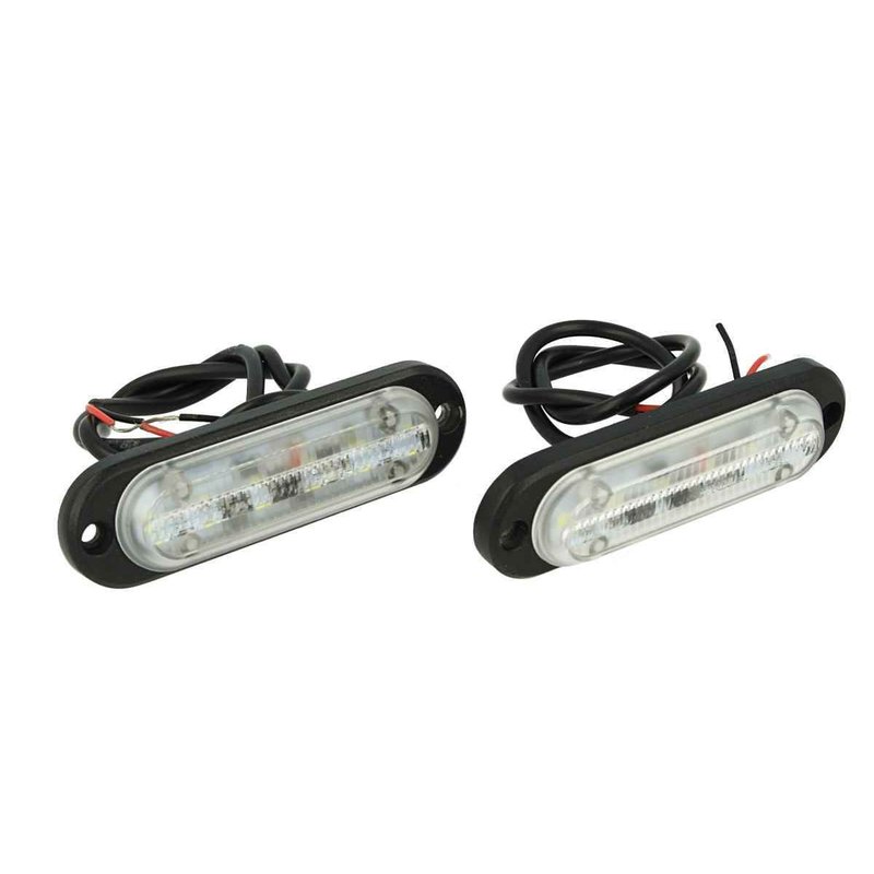 Luci Diurne Led DRLs Driving Light 12V 24V 6X1W IP68 Universale Per Auto Camion