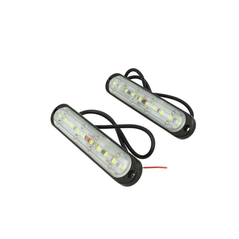 Luci Diurne Led DRLs Driving Light 12V 24V 10X1W IP68 Universale Per Auto Camper Furgone Camion