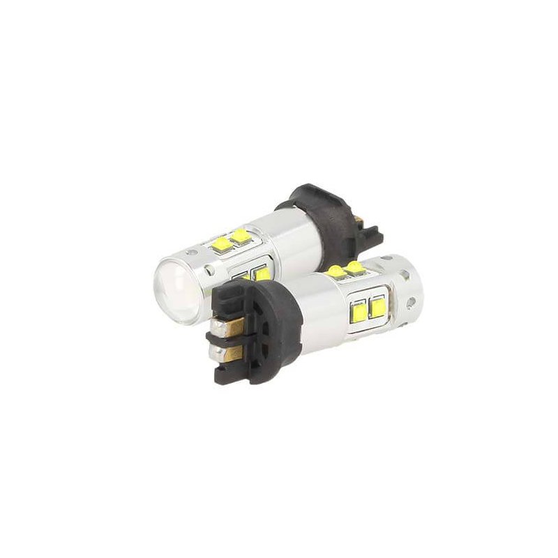 Lampada Led PW24W PWY24W 50W 12V Luci Diurne DRLs No Polarità