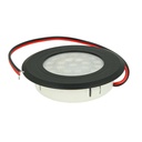 Mini Faretto Led Da Incasso Touch Dimmer Controllo Carcassa Nera 3000K DC12V DC24V 3W Foro 55mm