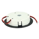 Mini Faretto Led Da Incasso Touch Dimmer Controllo Carcassa Nera 3000K DC12V DC24V 3W Foro 55mm