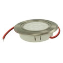 Mini Faretto Led Da Incasso Touch Dimmer Controllo Carcassa Nichel Satinato 4000K DC12V DC24V 3W Foro 55mm