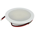 Mini Faretto Led Da Incasso Rotondo Carcassa Bianca 5W AC/DC 12V DC 24V Neutro 4500K Foro 60mm