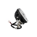 Fanale Rotondo Luci Diurne A Led Work Light Faro Da Lavoro 12V 24V 9W (3X3W) IP67 Bianco