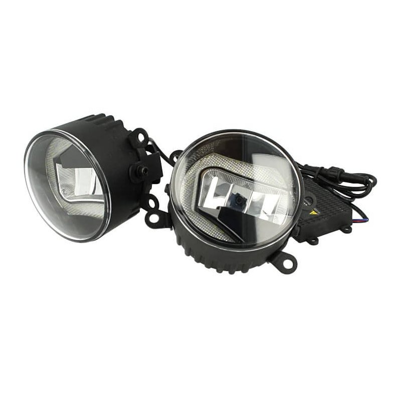 Fari Led Fendinebbia 15W Luce Di Marcia Diurna Forma L 7W 3,5 Pollice Per Citroen C4 C5 C6 Picasso Renault