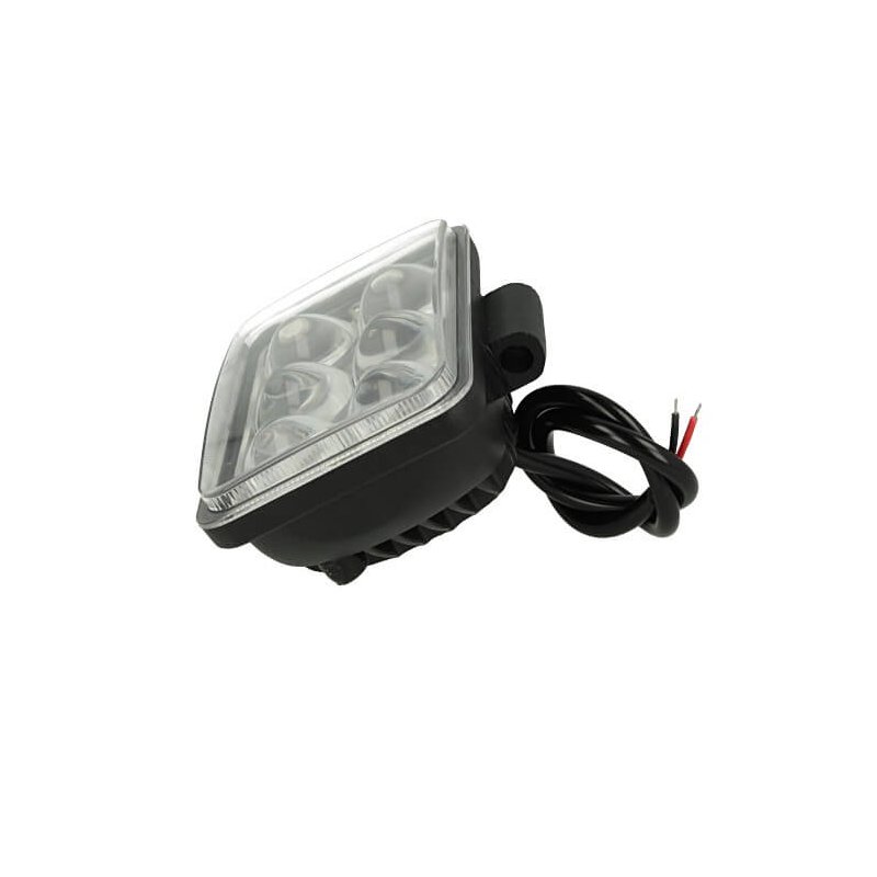 Fanale Rettangolare 18W DRL Daylight Led Work Light Faro Da Lavoro 9V 12V 24V 36V 48V 60V 6X3W IP67