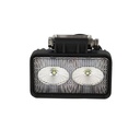 Fanale Rettangolare Luci Diurne A Led DRL Work Light Faro Da Lavoro 12V 24V 20W (2X10W) Cree IP67 Bianco