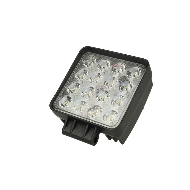 Faro Led Supplementare Profondita 12V 24V 36V 48V 60V 48W Quadrato Super Luminoso Angolo Stretto