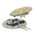 2 Pezzi Lampadine LED G4 Bispina DC AC 12V 24V 3,5W Bianco Caldo 3000K Con 15 SMD 5630 10V-30V