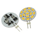 2 Pezzi Lampadine LED G4 Bispina DC AC 12V 24V 3,5W Bianco Caldo 3000K Con 15 SMD 5630 10V-30V