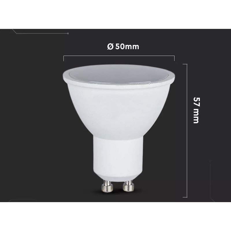 Lampada Led GU10 5W 400LM 220V 110 Gradi Caldo 3000K Diffusore Opale SKU-211685