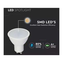 Lampada Led GU10 5W 400LM 220V 110 Gradi Caldo 3000K Diffusore Opale SKU-211685