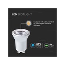 Lampadina Led Mini GU10 Piccolo 35mm 2W Caldo 3000K 38 Gradi Satinata Chip Smd Samsung Garanzia 5 Anni SKU-21869