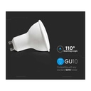 6 PZ Lampada Led GU10 5W 220V 110 Gradi Bianco Caldo 3000K Diffusore Opale SKU-212739