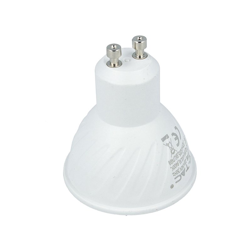 Lampada Led GU10 10W 1000LM 220V 110 Gradi Caldo 3000K Diffusore Opale Chip Smd Samsung Garanzia 5 Anni SKU-21878