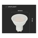 Lampada Led GU10 10W 1000LM 220V 110 Gradi Freddo 6400K Diffusore Opale Chip Smd Samsung Garanzia 5 Anni SKU-21880