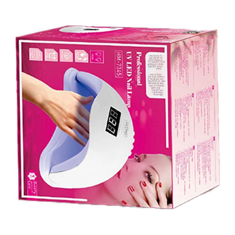 Lampada UV LED 48W Professionale per Unghie Essiccatore Pedicure Manicure con 24 UV e LED IPX7 con 3 Timer e Sensore Automatico per le Mani