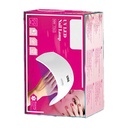 Lampada UV LED per Asciugatura Rapida delle Unghie Essiccatore per Unghie Ricaricabile IPX7 5 Livelli Intensita Base Massaggiante Rosa