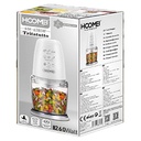 Tritatutto da Cucina Elettrico con Modalita Rapido 260W con Lama in Acciaio Inox Vassoio Capicita Max 500mL Bianco