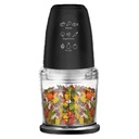 Tritatutto da Cucina Elettrico con Modalita Rapido 260W con Lama in Acciaio Inox Vassoio Capicita Max 500mL Nero