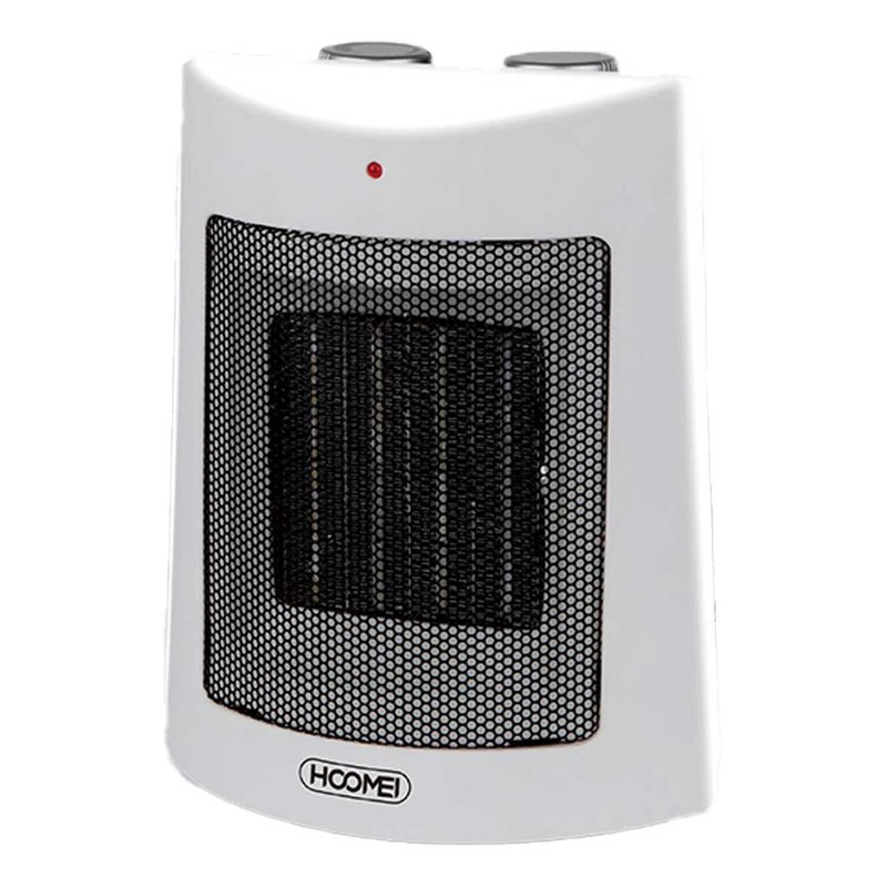 Termoventilatore in Ceramica con Potenza Regolabile 900W 1800W con Autoprotezione Surriscaldamento Rettangolare Bianco