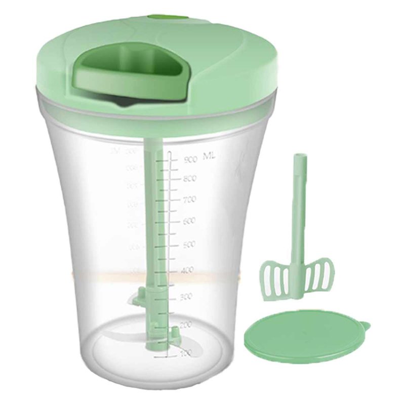 Tritatutto Manuale con Filo per Verdure Cipolle Patate Cubetti con Lame in Acciaio Inox Materiale BPA FREE Capacita 900mL