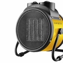 Mini Termoventilatore in Ceramica Potenza Regolabile 1000W 2000W con Livelli Regolabile con Autoprotezione Surriscaldamento Giallo