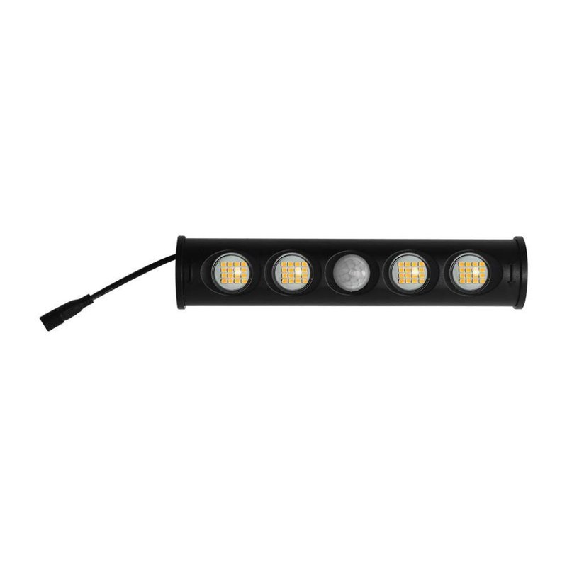 Lampada LED da giardino 8W Con Pannello Solare 4000K Con Sensore PIR IP65 SKU-6849