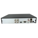 Videoregistratore DVR 4 Canali 5 In 1 HDTVI AHD CVI CVBS IP 4CH@4MP P2P Cloud H.265+ HiWatch HWD-6104MH-G2