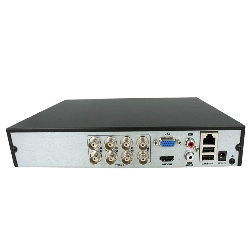 Videoregistratore DVR 8 Canali 5 In 1 HDTVI AHD CVI CVBS IP 8CH@4MP P2P Cloud H.265+ HiWatch HWD-6108MH-G2