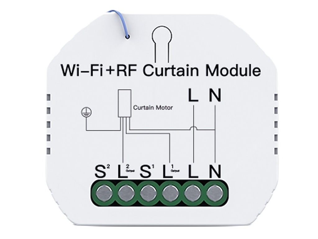 Modulo Switch Tapparelle Tende Persiane Interruttore WiFi + RF 220V 2A Compatibile Con Alexa Google Home