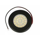 Mini Faretto Led Da Incasso Touch Dimmer Controllo Carcassa Nera 3000K DC12V DC24V 3W Foro 55mm