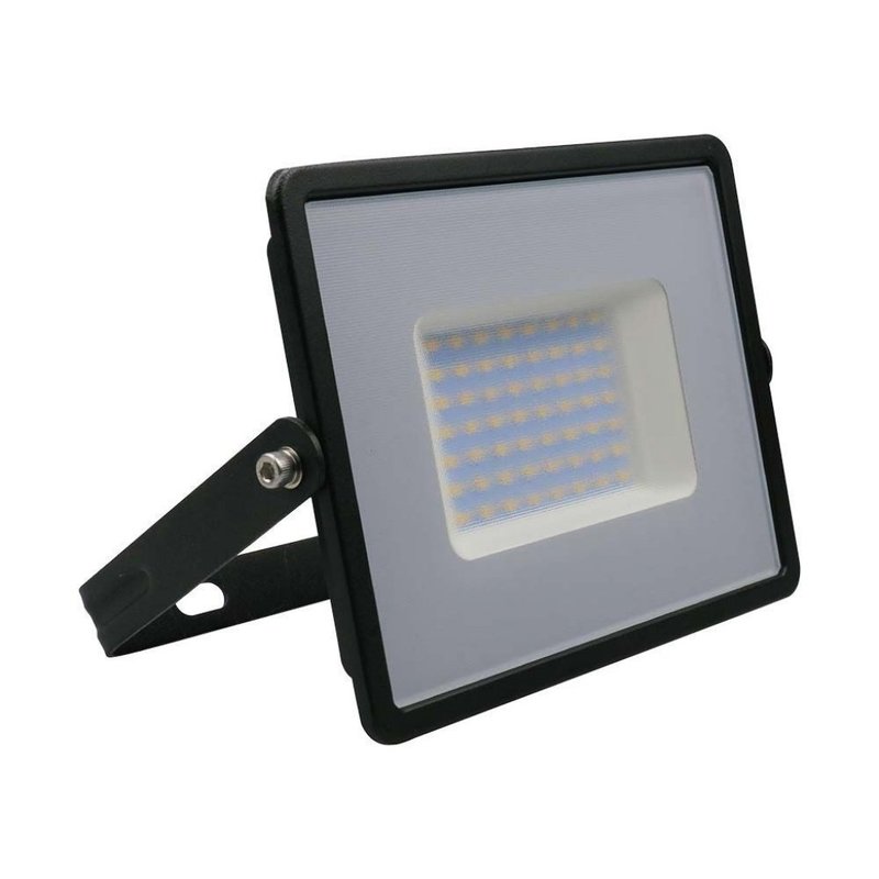 Faro Led Flood Light 50W 4300lm IP65 Slim 198X167X28mm Carcassa Nera Luce 4000K SKU-215959