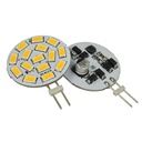 2 Pezzi Lampadine LED G4 Bispina DC AC 12V 24V 3,5W Bianco Caldo 3000K Con 15 SMD 5630 10V-30V