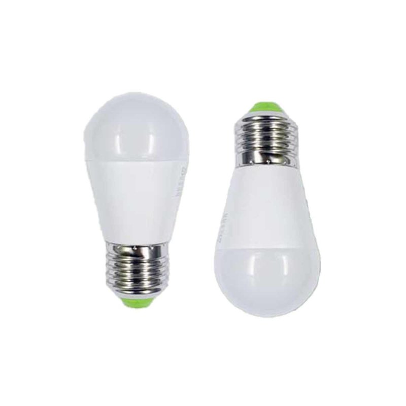 2 PZ Lampada A Led E27 G45 9W 860LM Bianco Freddo 6500K