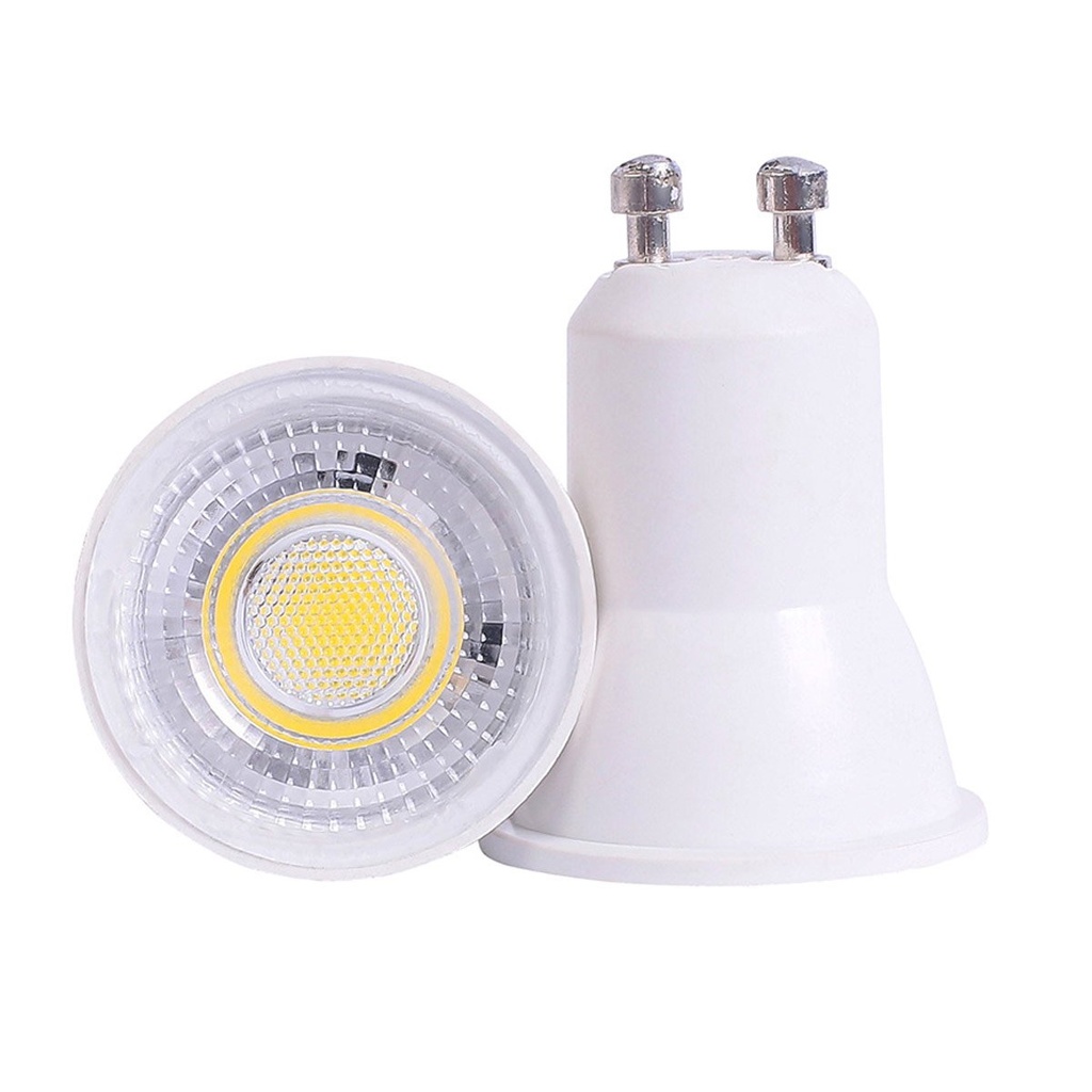 6 Lampada Mini GU10 PAR11 Led 220V 3W 300LM Caldo 3000K D35X40mm