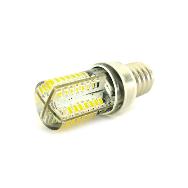 Lampada LED E14 Bianco Neutro Tubolare 3,5W=35W 360 Gradi Con Silicone Slim 64 SMD 3014 220V