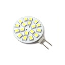 Lampadina LED G4 Bispina 10V-30V DC AC 3W 12V e 24V Bianco Caldo 3000K 18 SMD 2835