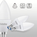 2 PZ Lampada A Led E14 C37 8W Bianco Neutro 4200K 720 Lumen